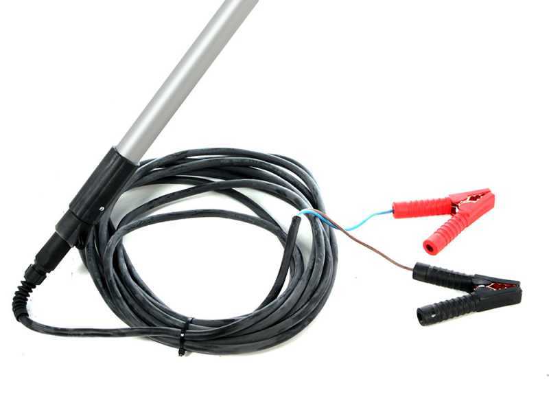 TecnoVIR Olivir - Abbacchiatore elettrico a batteria - scuotitore per olive da 250 cm con asta fissa