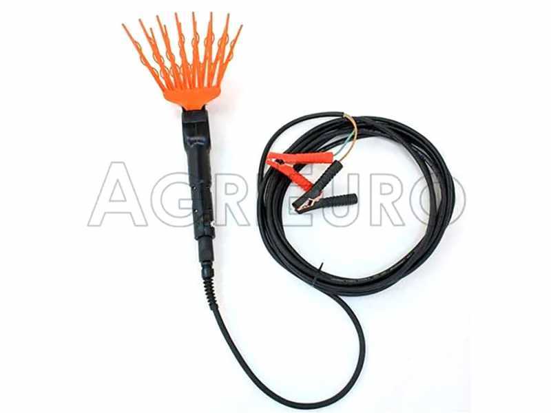 TecnoVIR Olivir - Abbacchiatore elettrico a batteria - scuotitore per olive da 200 cm con asta fissa