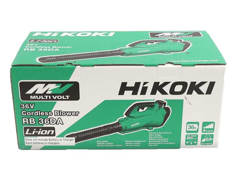 Hikoki RB36DAW4 - Soffiatore a batteria 36V 2.5Ah