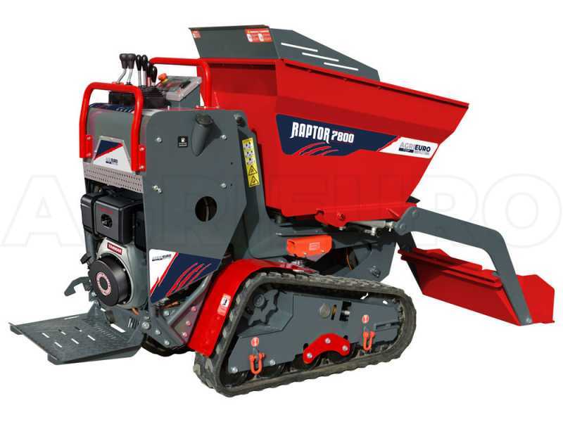 Motocarriola cingolata RAPTOR 7800 YED - Yanmar L100E - Con pala