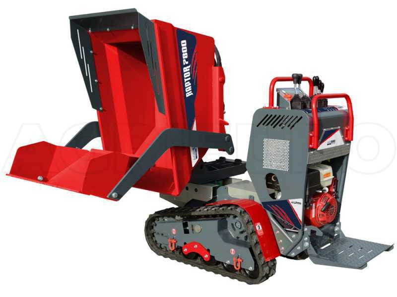 Motocarriola cingolata RAPTOR 7800 HDT - Honda GX390 - Con pala