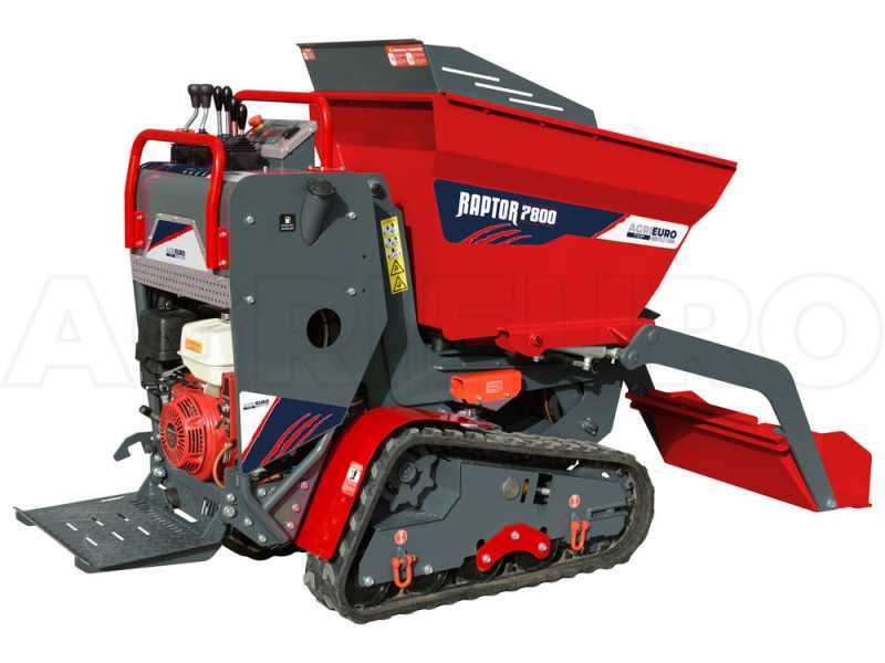 Motocarriola cingolata RAPTOR 7800 HED 4.0 - Honda GXe390 - Con pala