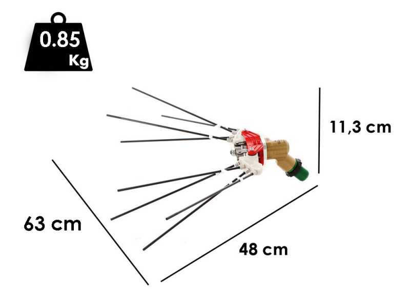 Sbaraglia Volare Carbon - Abbacchiatore pneumatico in carbonio - 8 bar - 1800 bpm