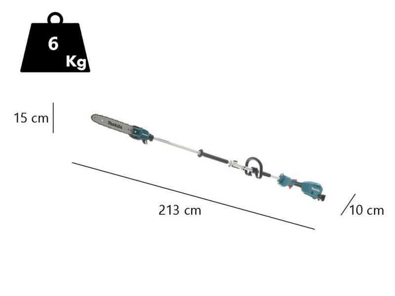 Makita DUX18 - Potatore a batteria multifunzione - 18V  3Ah