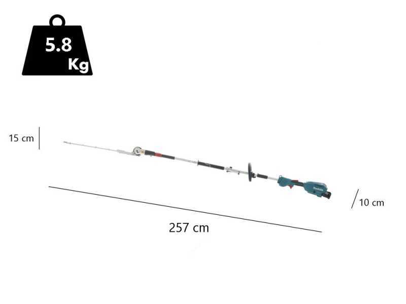 Makita DUX18 - Tagliasiepi multifunzione a batteria 18V/3Ah