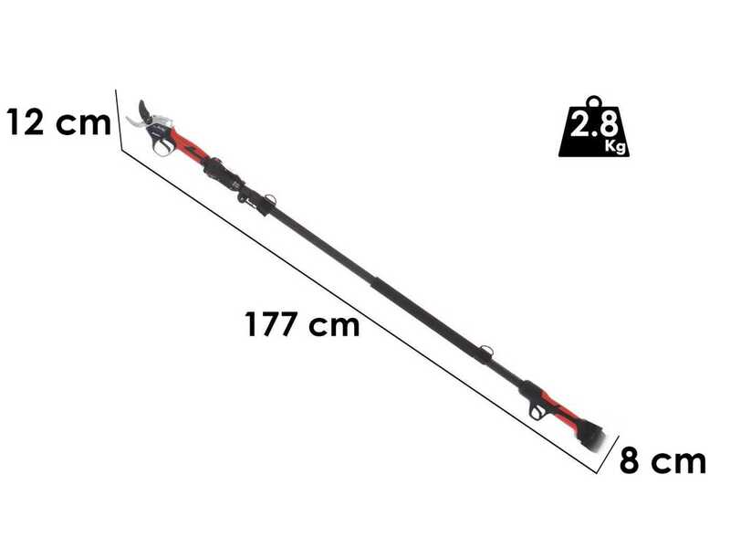 Blue Bird PS 22-38 - Forbice elettrica da potatura su asta - 21.6V 2.5Ah