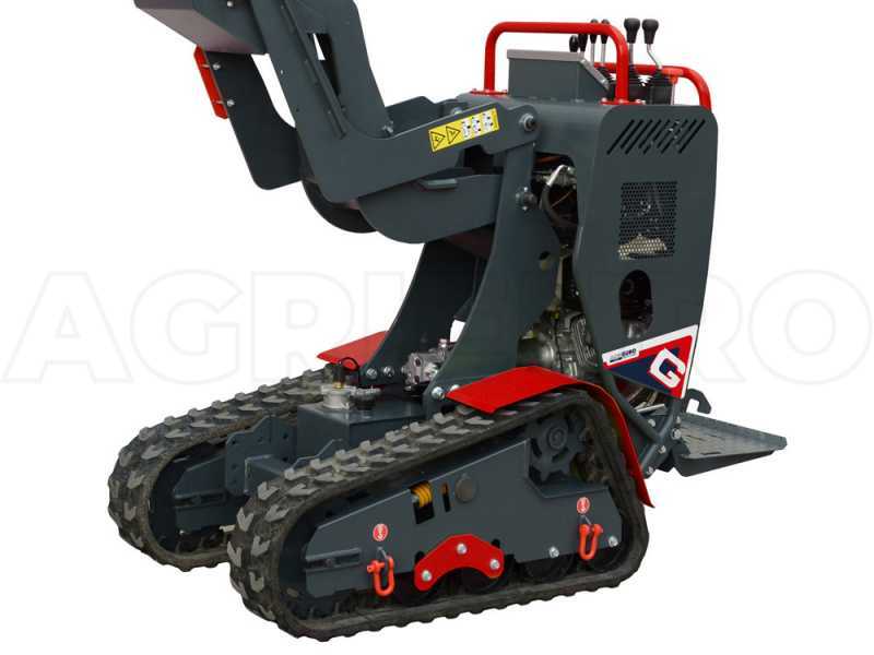 Motocarriola cingolata CARGO J 10000 HEDH 4.0 con joystick - Honda GXe630 - Con pala + betoniera