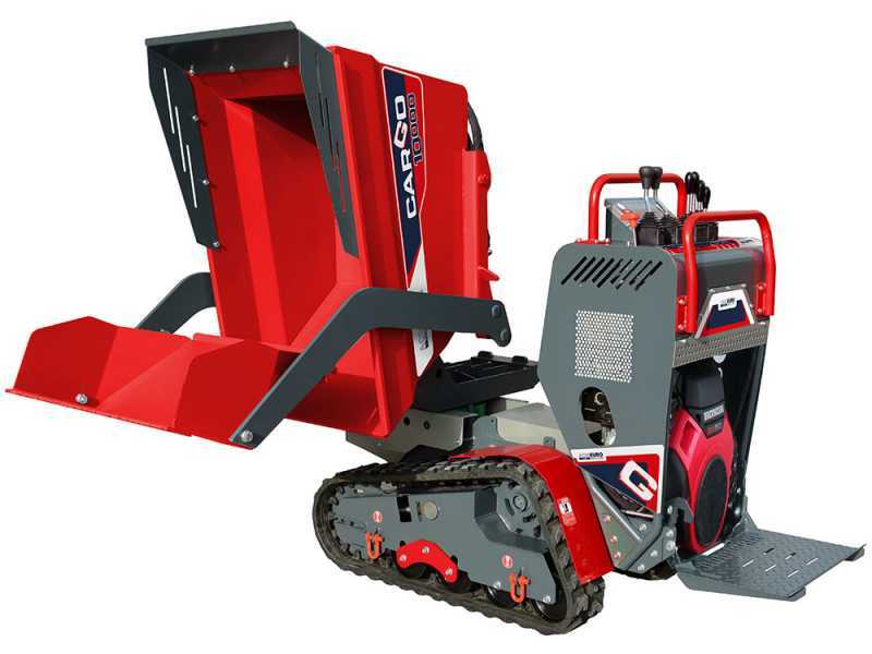 Motocarriola cingolata CARGO L 10000 HEDT 4.0 - Honda GXe630 - Con pala