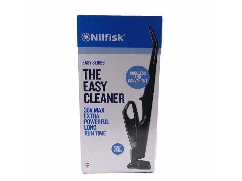 Nilfisk Easy 36VMAX - Scopa elettrica - 2in1: Aspirapolvere e aspirabriciole