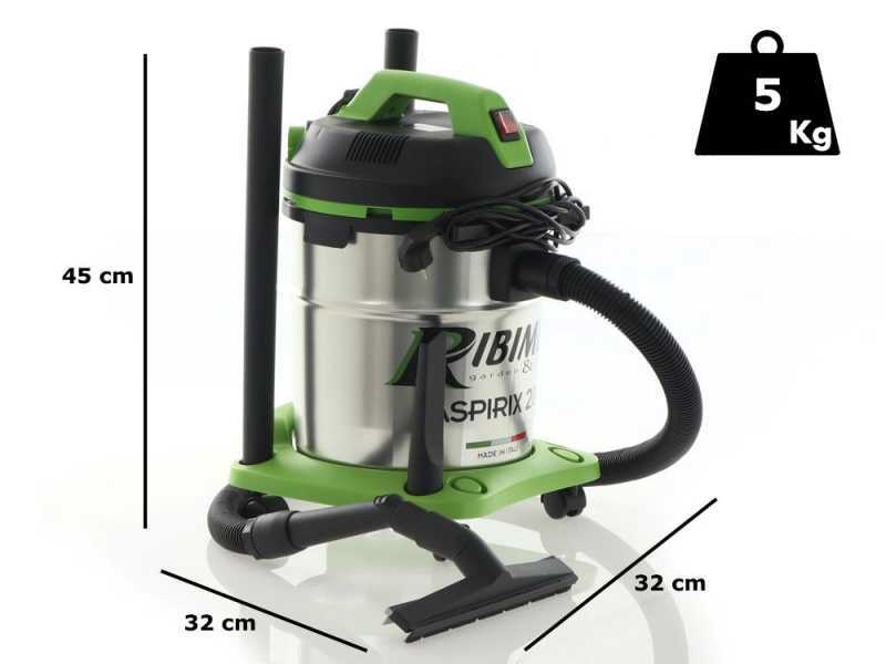 Ribimex Aspirix 20L - Aspiratutto a bidone