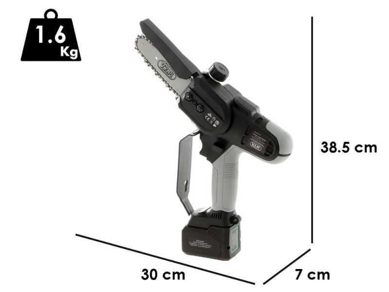 Volpi KVS5500 - Potatore a batteria manuale - 14.4V 4Ah