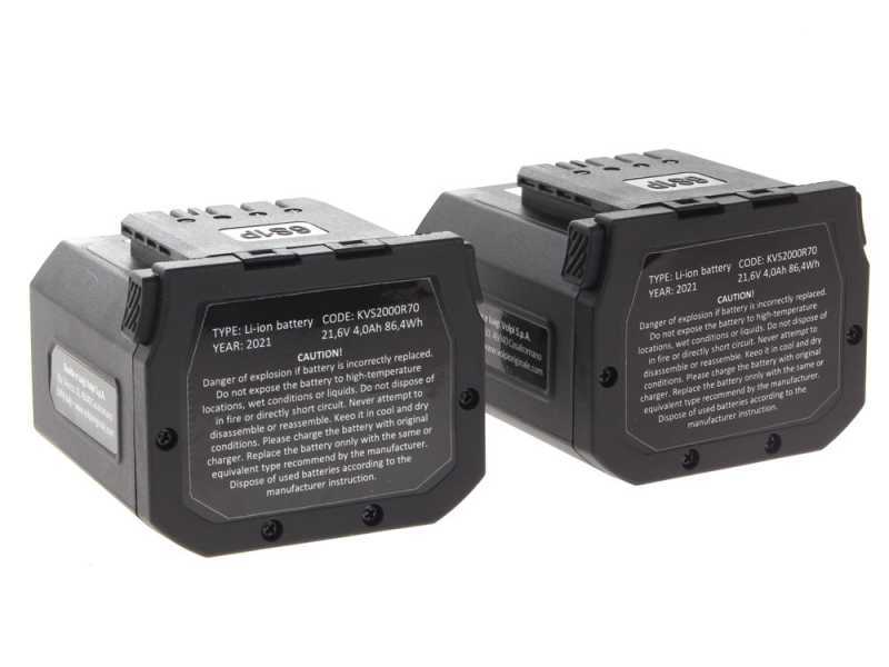 Volpi KVS5500 - Potatore a batteria manuale - 14.4V 4Ah
