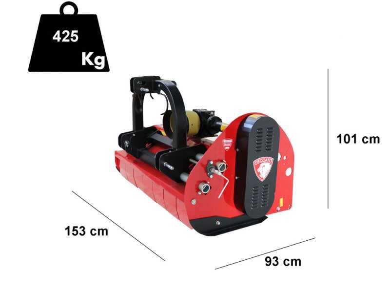 Ceccato Trincione 400 4T1400M - Trinciaerba per trattore - Serie pesante