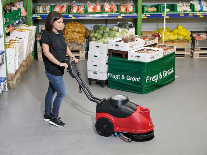 Nilfisk Viper AS 380/15B - Lavapavimenti a batteria - 3 in 1: lava, asciuga e aspira