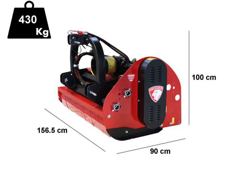 Ceccato Trincione 400 4T1400ID - Trinciaerba per trattore - Serie pesante