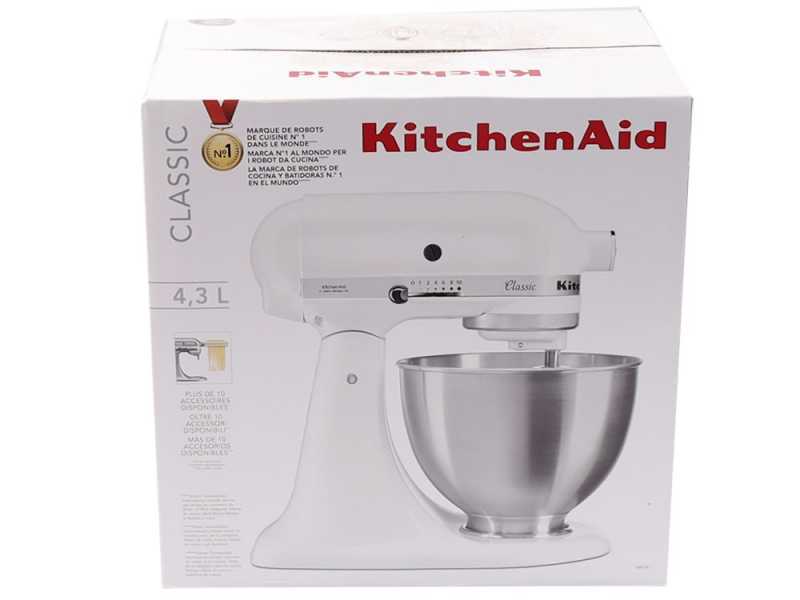 KitchenAid Classic 5K45SS Bianco - Impastatrice Planetaria