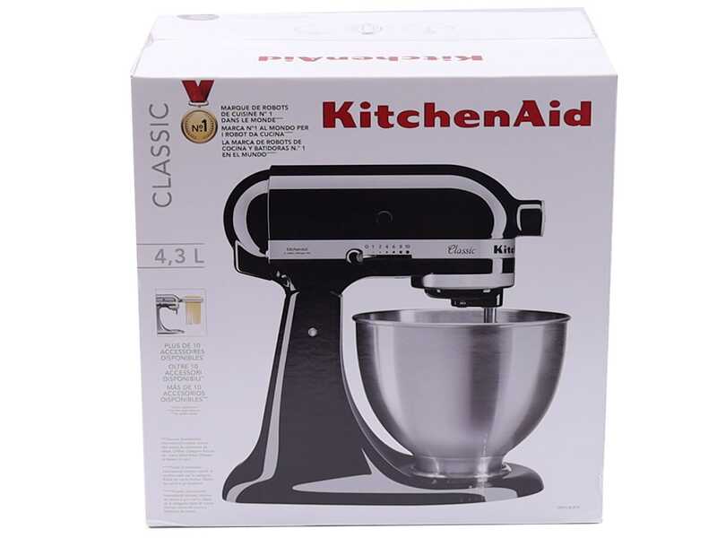 KitchenAid Classic 5K45SS-EBM Nero Onice - Impastatrice Planetaria