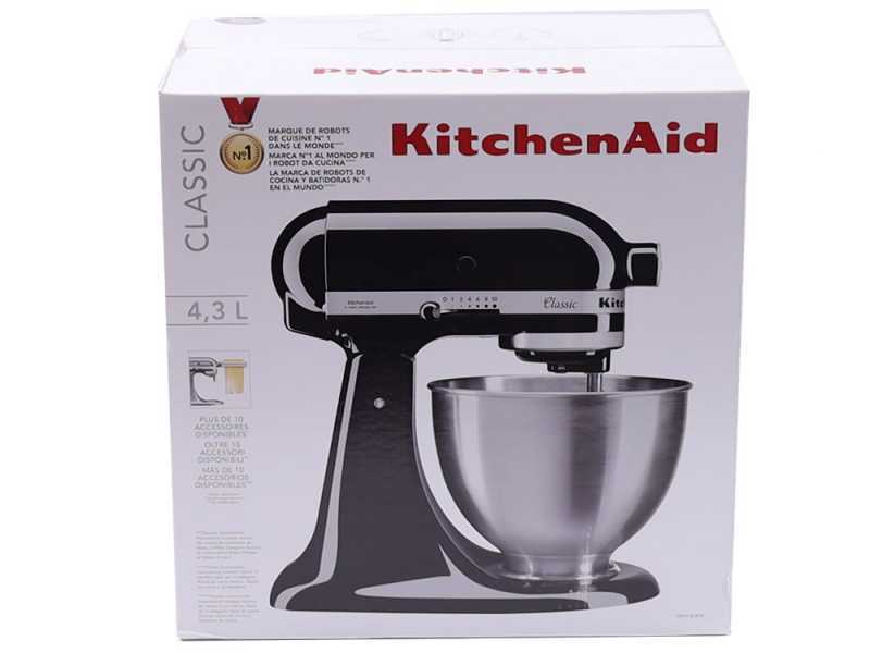 KitchenAid Classic 5K45SS Nero Onice - Impastatrice Planetaria