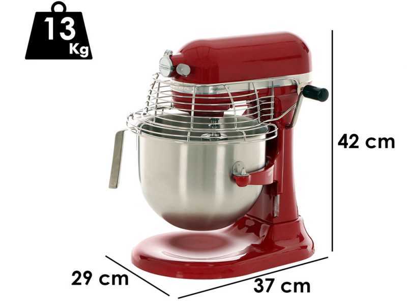 KitchenAid Professional 5KSM7990X Rosso - Impastatrice Planetaria