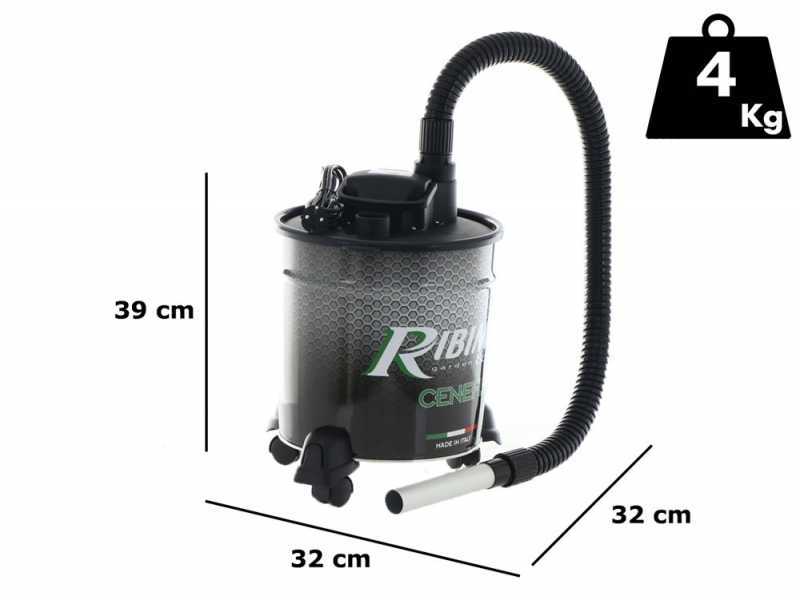 Ribimex Ceneflame - Aspiracenere - 1200W - 18L