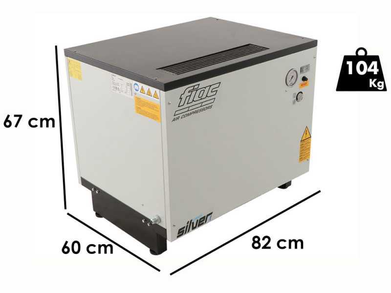 FIAC Light Silver LS 4 10 400/50 CE - Compressore trifase a vite silenziato - Motore 4.5 HP
