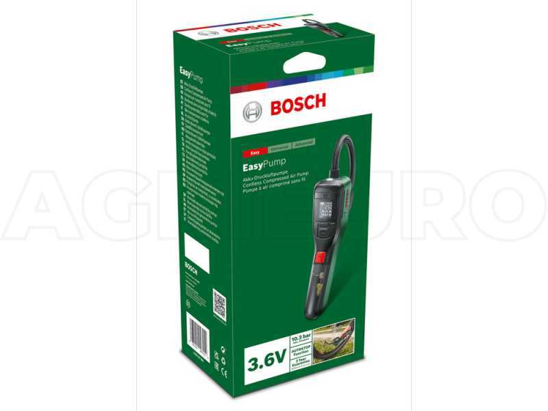 Bosch Easy Pump - Compressore portatile a batteria - 3.6 V - 3 Ah