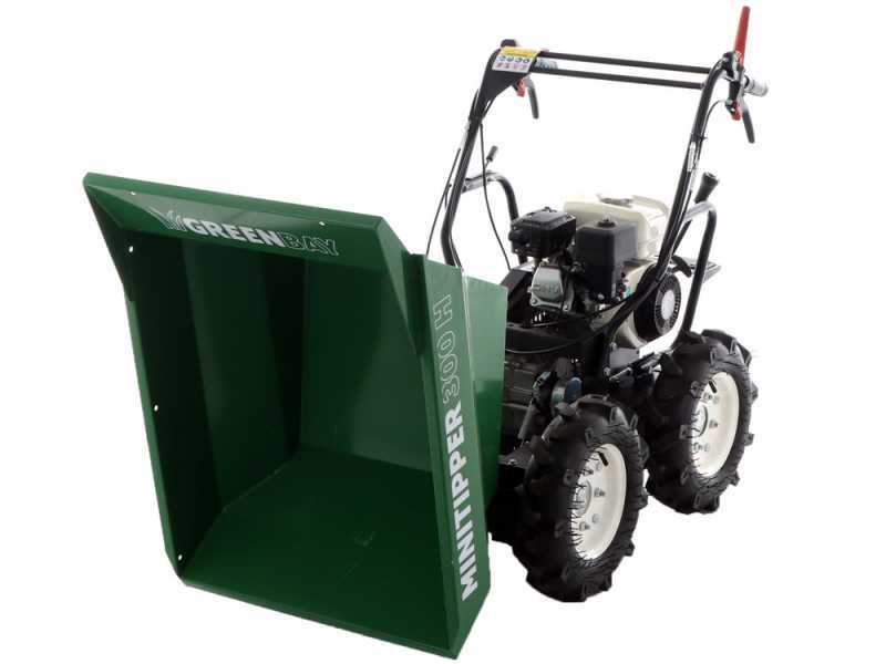 GreenBay MiniTipper 300 H - Motocarriola 4x4 con motore Honda GP160
