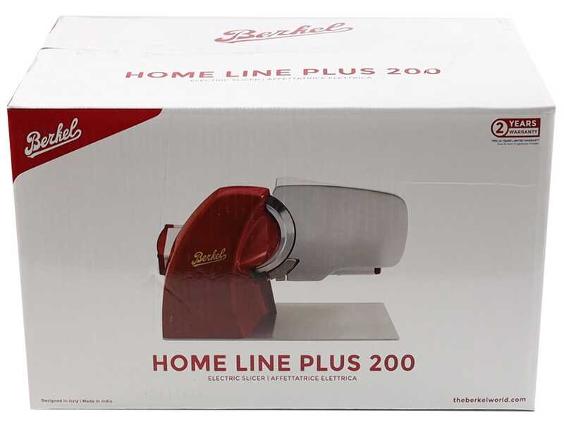 Berkel Home Line Plus 200 Rossa - Affettatrice con lama 195 mm