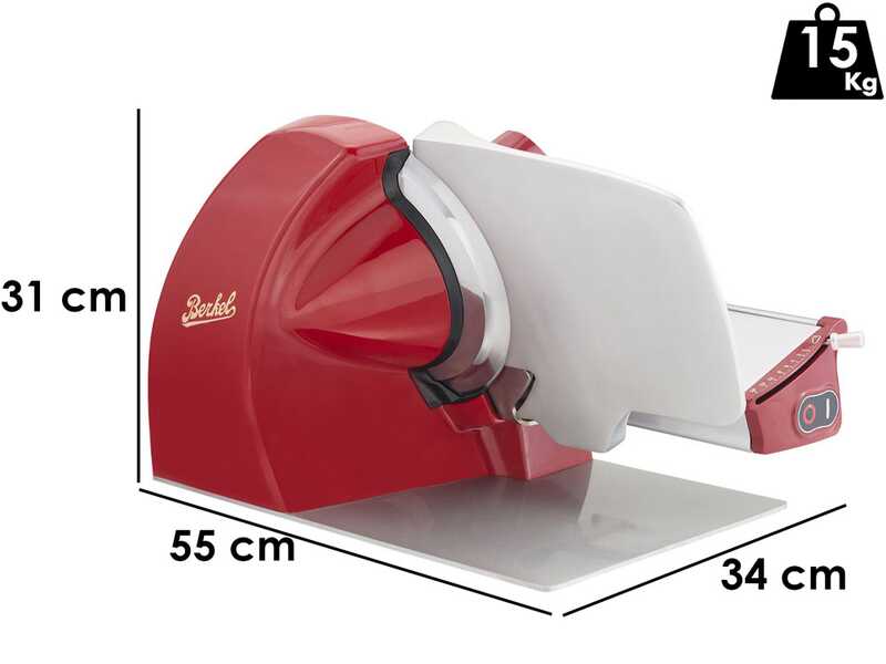 Berkel Home Line Plus 250 Rossa - Affettatrice con lama 250 mm
