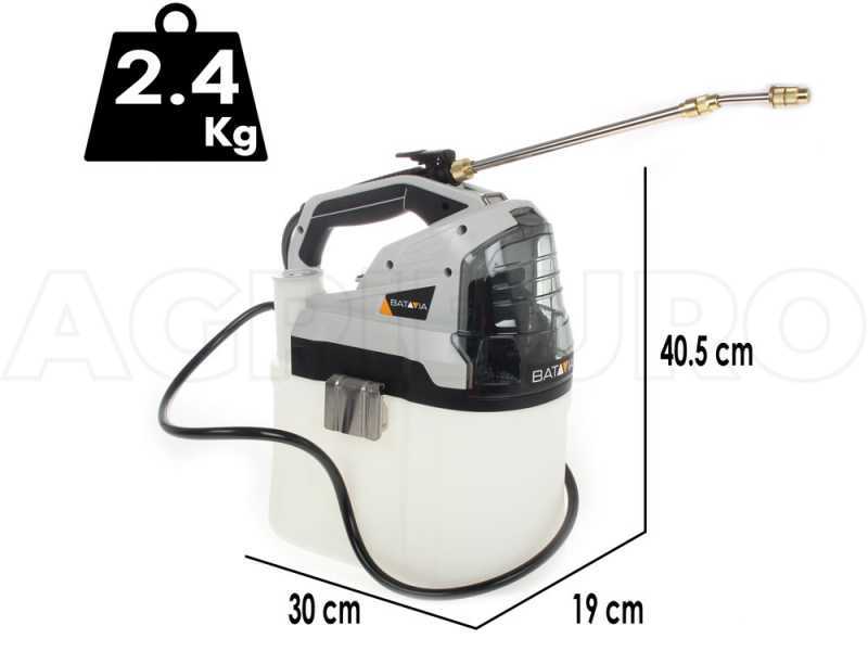 Batavia BT-GS001 - Pompa irroratrice a spalla a batteria - 18V - SENZA BATTERIE E CARICABATTERIE