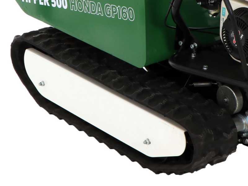 GreenBay TIPPER 500 HONDA GP160 - Motocarriola cingolata dumper  - Portata 500Kg