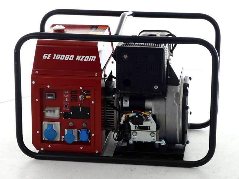 MOSA GE 10000 HZDM - Generatore di corrente diesel 9 kW - Continua 8.1 kW Monofase