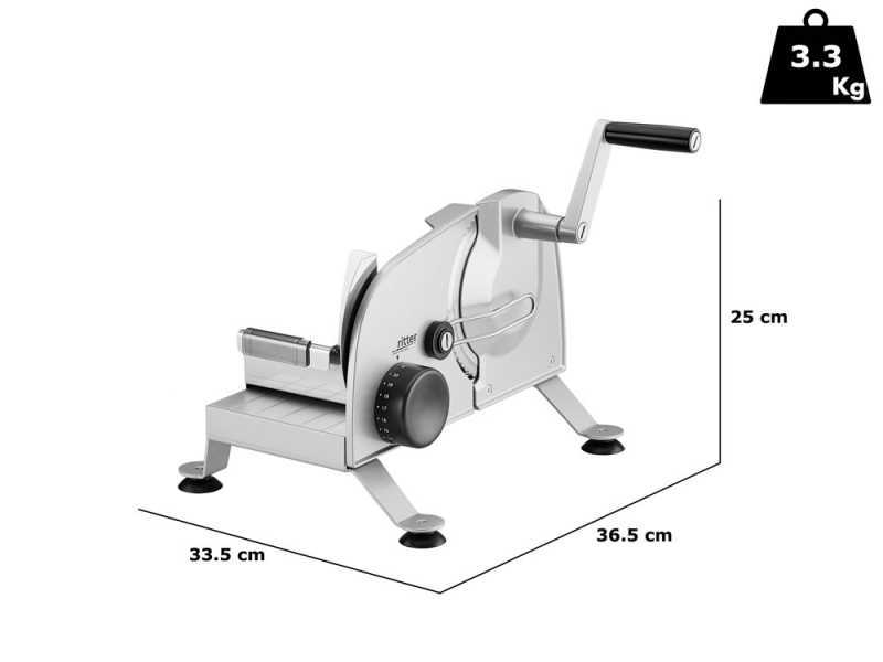 Ritter Podio3 - Affettatrice manuale da 170 mm