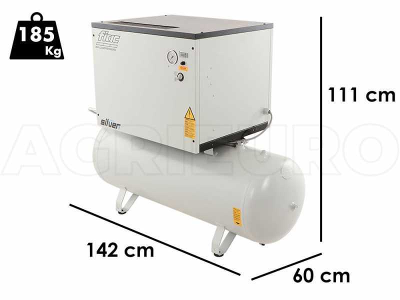 FIAC Light Silver LS 6 200 10 400/50 CE - Compressore trifase a vite silenziato - Motore 6 HP