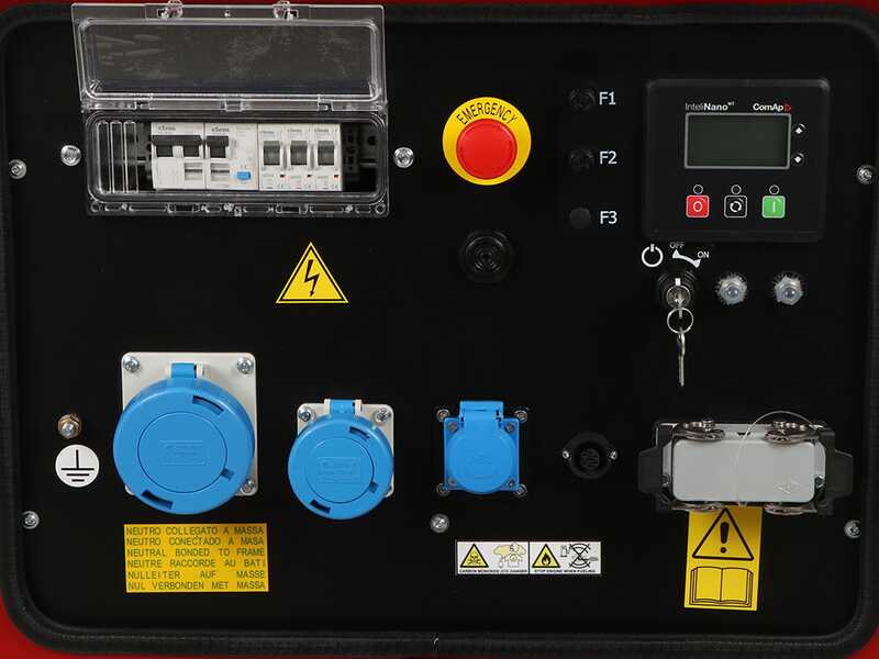 MOSA GE SX-9000 KDM - Generatore di corrente diesel silenziato 8.3 kW - Continua 7.5 kW Monofase