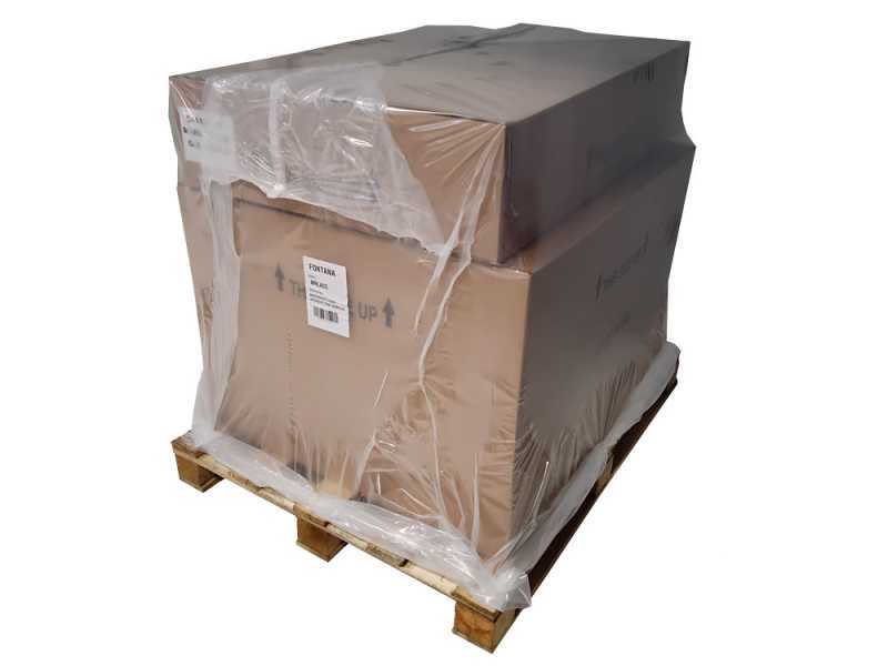 Fontana Margherita Antracite - Forno a legna da esterno con carrello