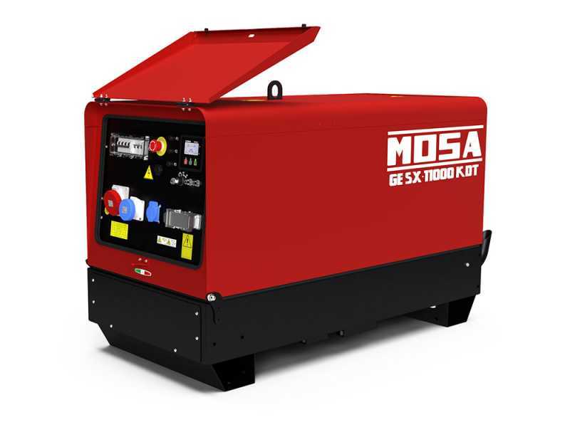 MOSA GE SX-11000 KDT - Generatore di corrente diesel silenziato 8.8 kW - Continua 8 kW Trifase