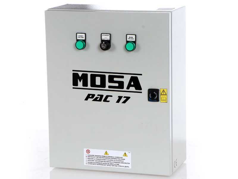 MOSA GE SX-9000 KDM - Generatore di corrente diesel silenziato 8.3 kW - Continua 7.5 kW Monofase + ATS