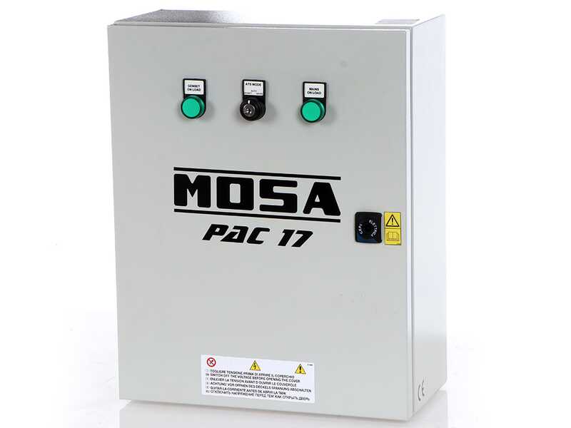 MOSA GE SX-11000 KDT - Generatore di corrente diesel silenziato 8.8 kW - Continua 8 kW Trifase + ATS - Motore Kohler KDW702
