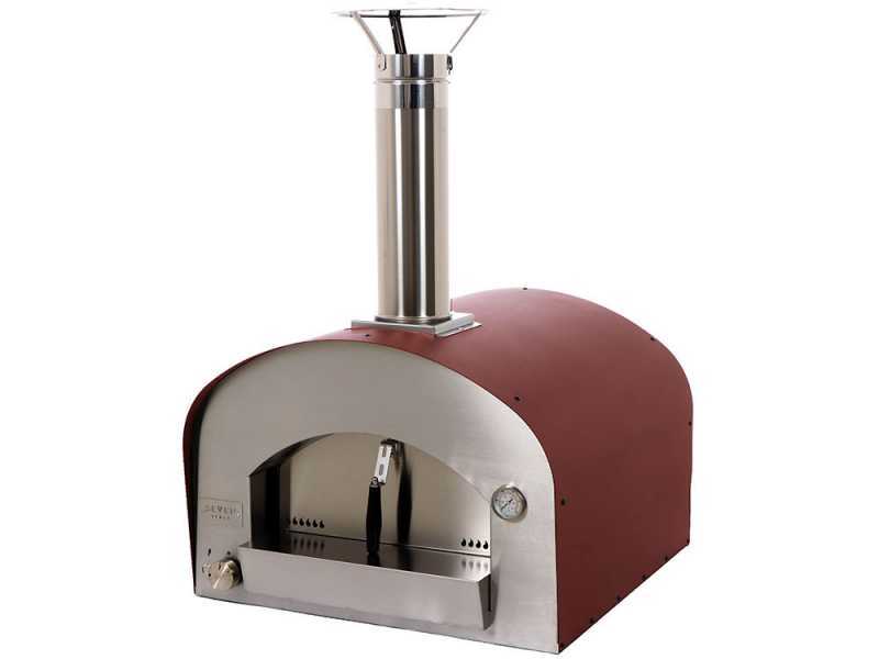 Seven Italy Persefone Rosso - Forno a gas da esterno