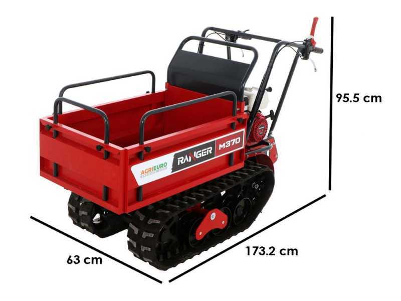 Motocarriola cingolata estensibile Ranger M370 - Motore Honda GX160