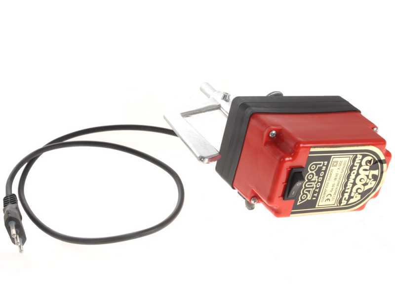 NuovaFac Cuoca Automatica - Paiolo in rame elettrico liscio per polenta base tonda 4L - 24W