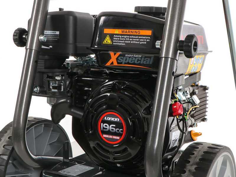 AgriEuro Top-Line BXD 12/200 - Idropulitrice a scoppio semiprofessionale - 200 bar - Motore Loncin G200F
