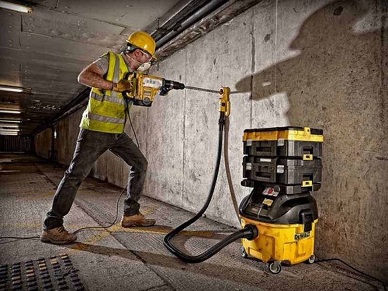 DeWalt DWV901LT-QS - Aspirapolvere aspiraliquidi da cantiere