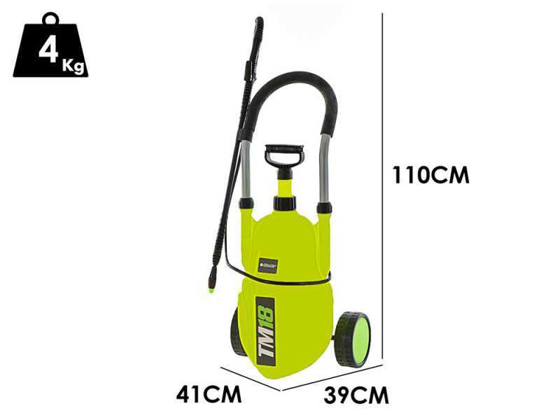 Comet TM18 - Pompa irroratrice manuale - pompa a Trolley