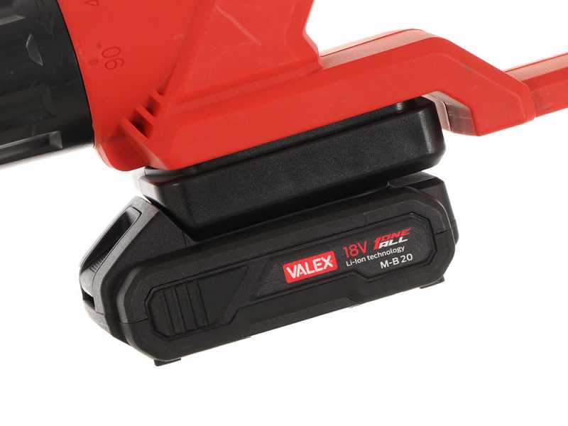 Valex M-SCT18 - Potatore su asta di prolunga telescopica a batteria - 18V 2Ah