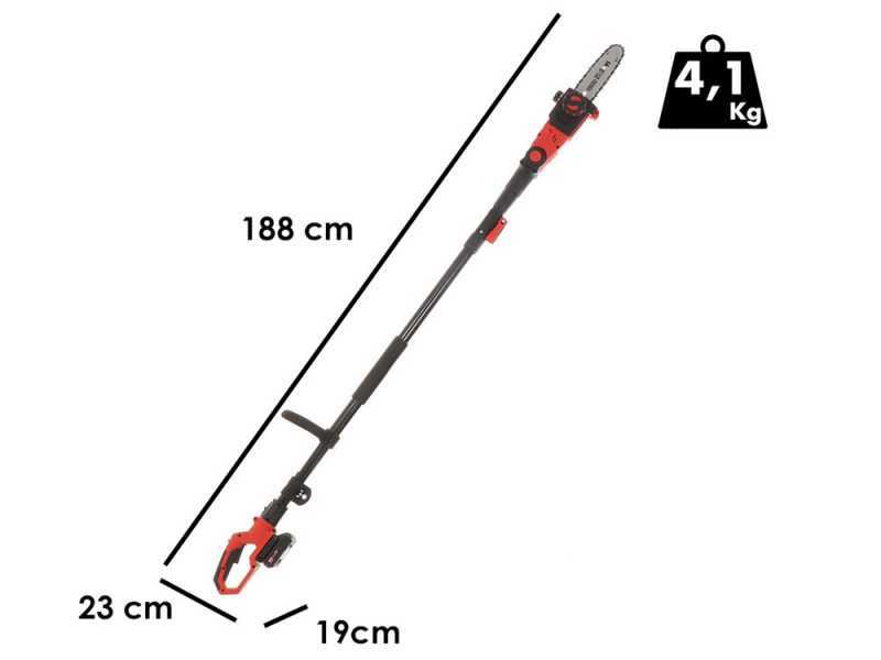 Valex M-SCT18 - Potatore su asta di prolunga telescopica a batteria - 18V 2Ah