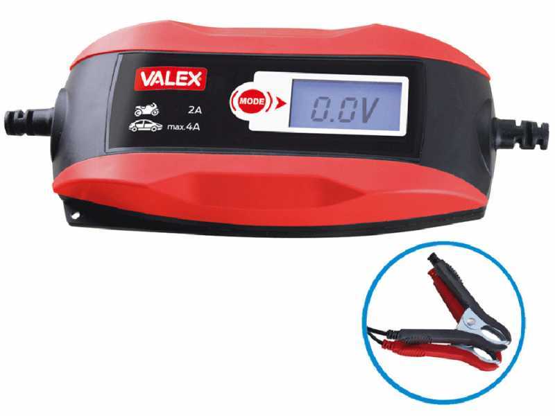 Valex LCD Power Battery - Caricabatterie - Manutentore carica - Schermo lcd - Batterie 6/12V