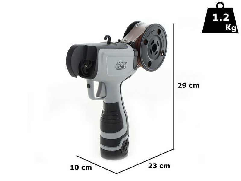 Volpi KV5 - Legatrice per vigneto elettrica a batteria cordless - 2 x 14.4V 2Ah