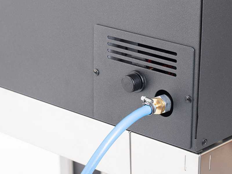 Fontana Margherita Antracite - Forno a gas da esterno con carrello